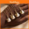 Animal Charm Necklace With Bunny Cat Fox Pendant For Women Gift