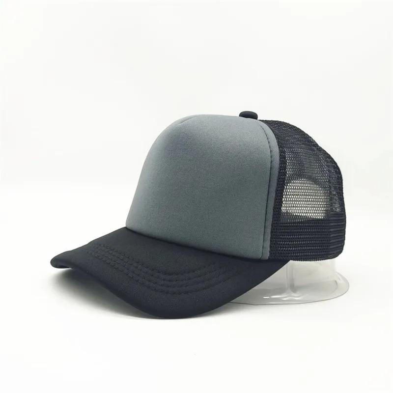 Unisex Cheaper 5 Panel Trucker Hat For Adult Summer Net Baseball Cap Men Women For Him Her Blank Mesh Adjustable Sun Hat Visor