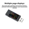 KWS-MX23 USB-Tester High Definition 1,06 Zoll IPS-Display Spannung Strom Leistungsmesser Voltmeter Amperemeter DC 4-30V 0-8A