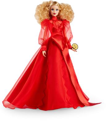 Barbie Mattel 75e Anniversaire Barbie Glam Blonde GMM98 [Signature BLACK]
