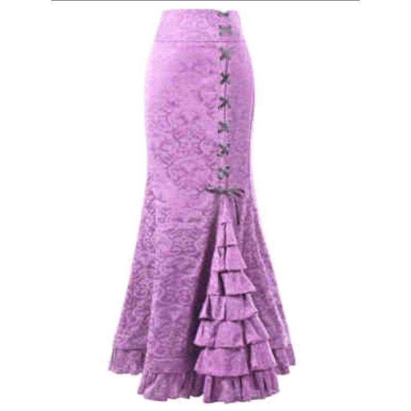 

Fashion Retro Amazon Ebay7 Waistband Fish Tail Gray Green XL