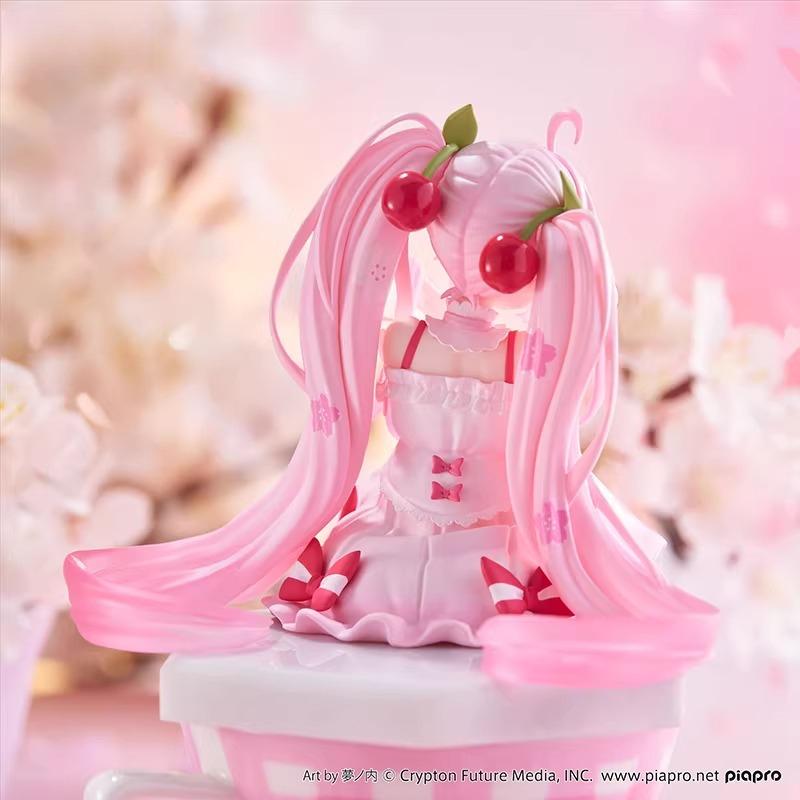 FuRyu Authentic Vocaloid Sakura Initial Future  Limited Edition Noodle Soup Premium Collectible Action Figure