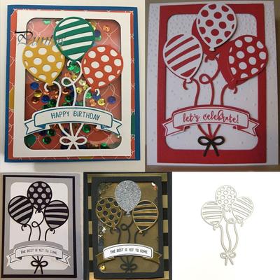 Festival Balloon Carbon Steel Paper Crafts Embossing Xmas Card DIY Cutting Die