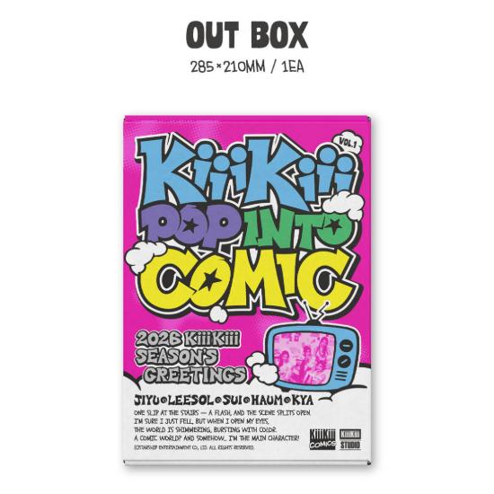Pre-order KiiiKiii 2026 Season's Greetings KiiiKiii POP INTO COMIC & SHOP POB