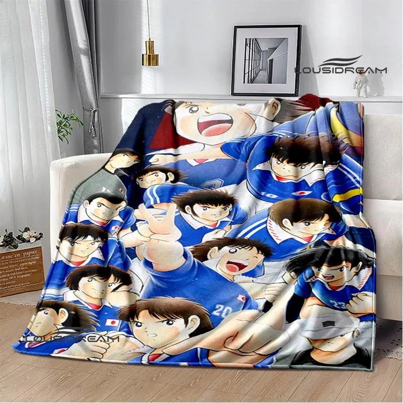 Captain Tsubasa Cartoon Blankets Picnic Blanket Warm Flannel Blankets Soft and Comfortable Blanket Bed Linings Birthday Gift