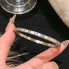 Starry Sky Women's Titanium Steel Bracelet - Non-Fading, Versatile, Full Diamond Stainless Steel, High-End Silver Fashion Accessory