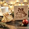Wooden Gingerbread and Shortbread Cookie Mold Cutter