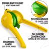 Spremiagrumi Multifunzione Limone 2 in 1 Migliore Manuale Lega di Alluminio Spremiagrumi Limone Arancia Agrumi Pressa Frutta Strumenti Cucina