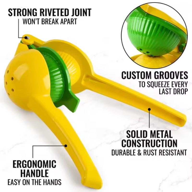 Spremiagrumi Multifunzione Limone 2 in 1 Migliore Manuale Lega di Alluminio Spremiagrumi Limone Arancia Agrumi Pressa Frutta Strumenti Cucina