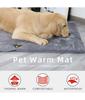 Self Heating Pet Bed Comfortable Flannel Dog Mat Elderly Pets Cat Warmer Winter Thermal Supplies Waterproof Warming Pad #W0