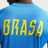 Nike Dri-Fit Strike Brazil Team Slim Fit Crew Neck Quick-Dry Short Sleeve Football Shirt Men tops IB4964-435