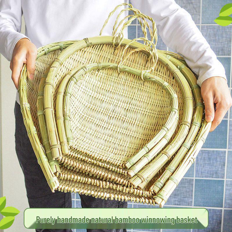 Bamboo Vegetable Washing Basket and Colander Set