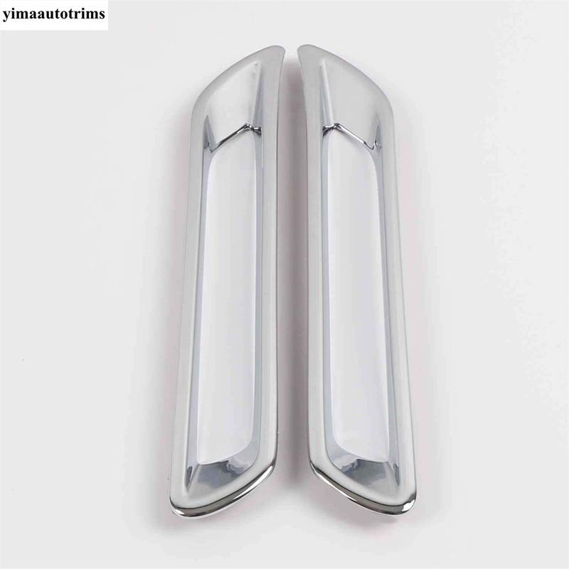 Car Rear Bumper Fog Light Lamp Frame Decoration Cover Trim For TOYOTA RAV4 RAV 4 XA50  - 2024 ABS Accessories Exterior Kit