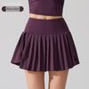 Export Pleated Sports Skirt High Waist Lining Pocket Fashion Tape Badminton Skirt Build Yoga Running Tennis Skirt
