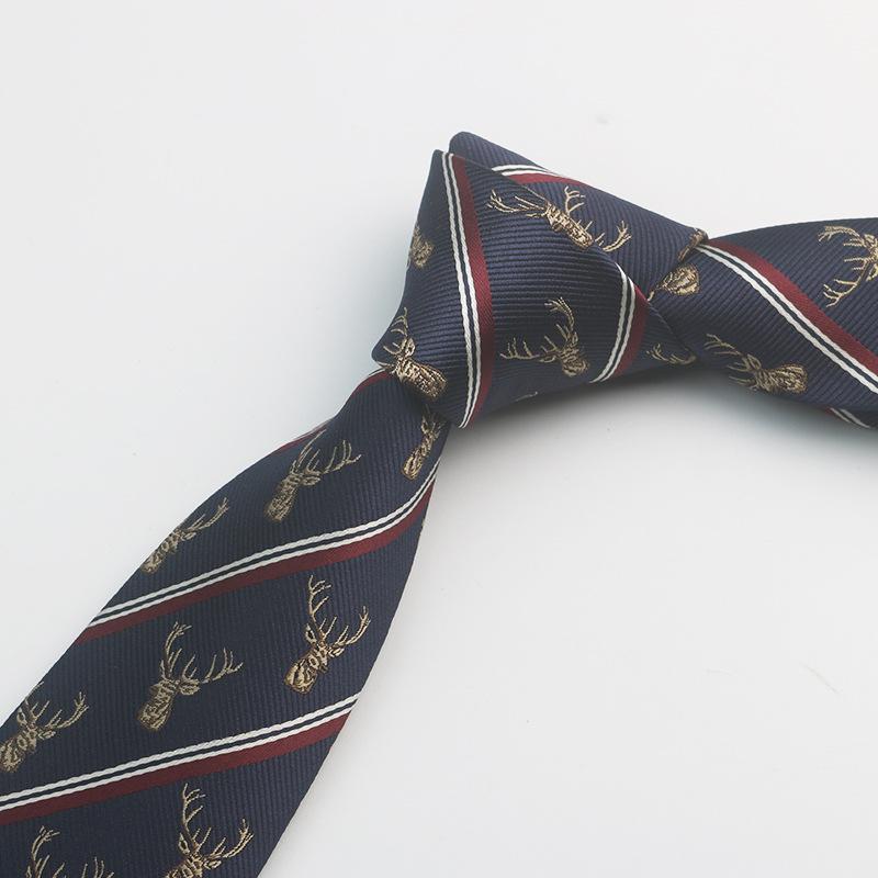 High-End Men'S Hand-Tied, Executive Meeting Banquet Officiating Wedding Best Man Personalized Pattern Long Tie