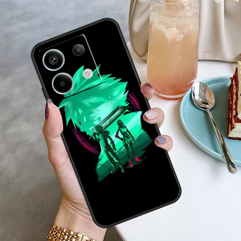 Final Fantasy Funda For Xiaomi Redmi Note 12 11 10 9 8 13 Pro Plus 12S 11S 10S 9S 10A 9C 10C 12C 13C Case