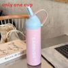 Insulated Travel Mug With Leakproof Lock And Straw For Sports And Outdoor Use