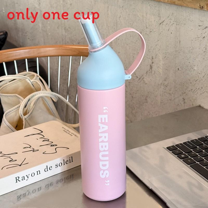 Insulated Travel Mug With Leakproof Lock And Straw For Sports And Outdoor Use