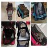 Folding Pet dog and cat Carrier Small Animal Kittten Backpack Travel Bag Comfortable to Wear Within