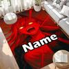 Custom Name Personalized Makima Chainsaw Man Print Carpet, Versatile Home Decor Rug, for Playroom, Apartment, Balcony, Entryway, Hallway Gift
