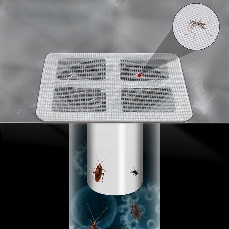 New Disposable Floor Drain Sticker Shower Drain Hair Catcher Cover Sink Strainers Hair Filters Bathtub Mesh Filter Sticker