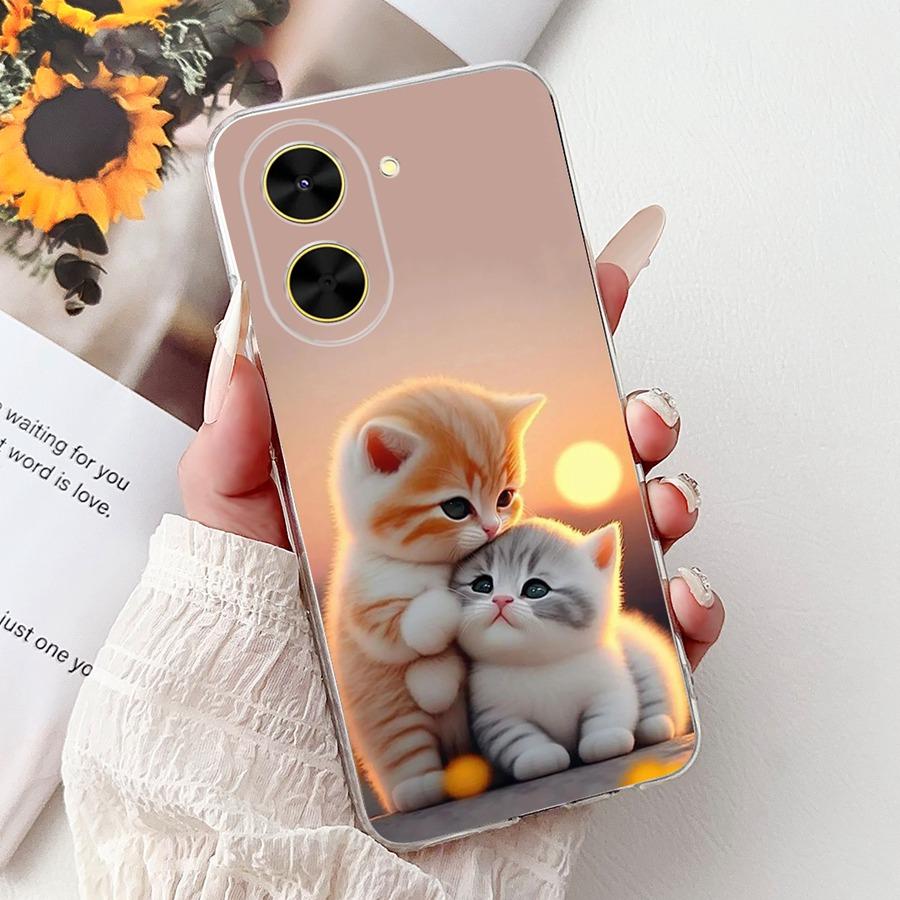 Phone Case for Xiaomi Poco C71 2025 Luxury Painted Back Cover TPU Capa Soft Silicone Fundas for Xiaomi PocoC71 Proective Case