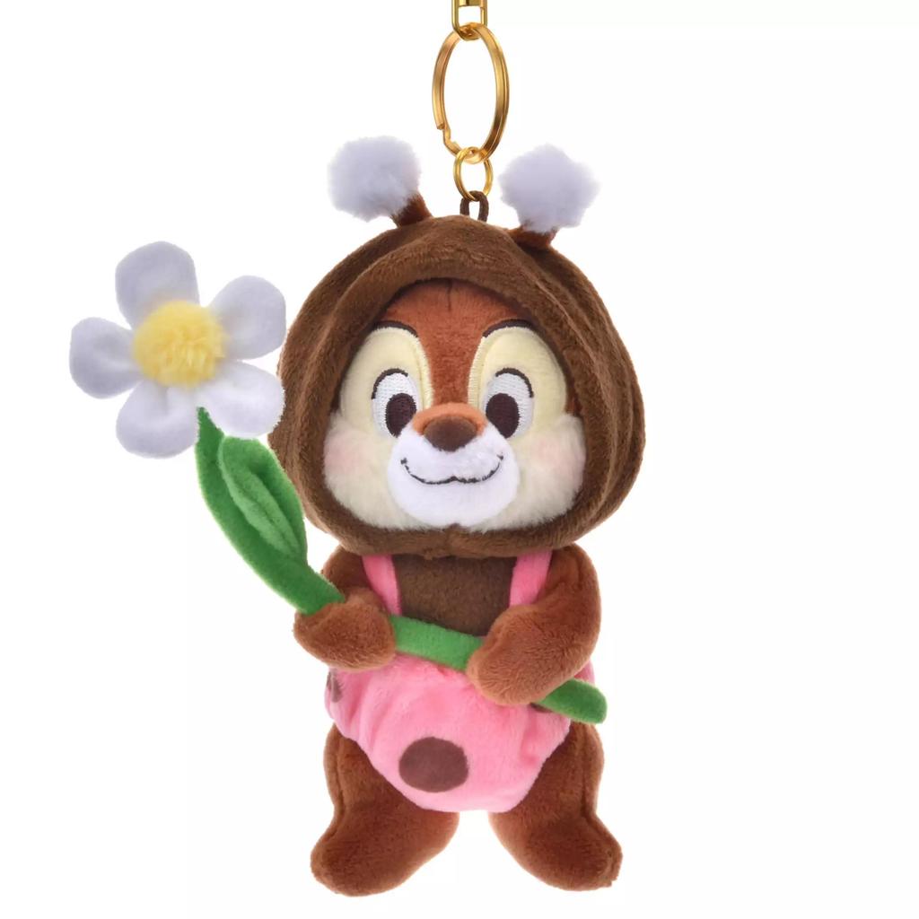 Disney Mascot Key Chain Flower Garden Chip Japan NEW Disney Store