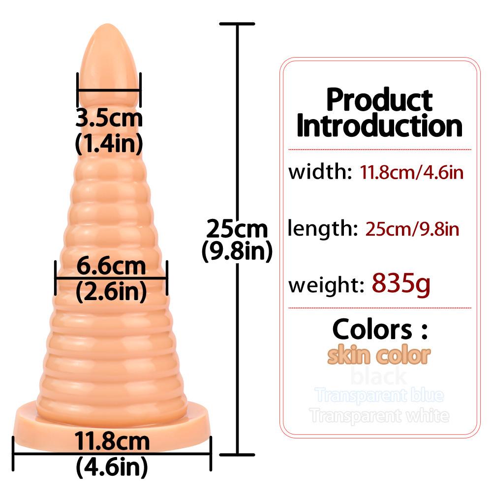 Extra-Large Anal Dilator: 9-Model Collection for Gay Fisting, Thickened PVC
