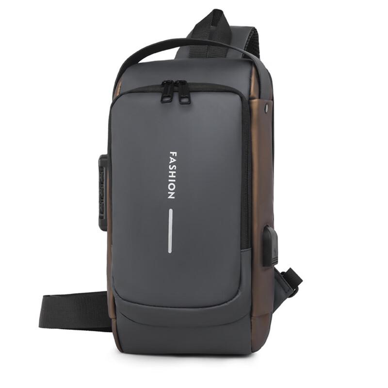 Li Shen Men's Multi-functional Crossbody Chest Bag