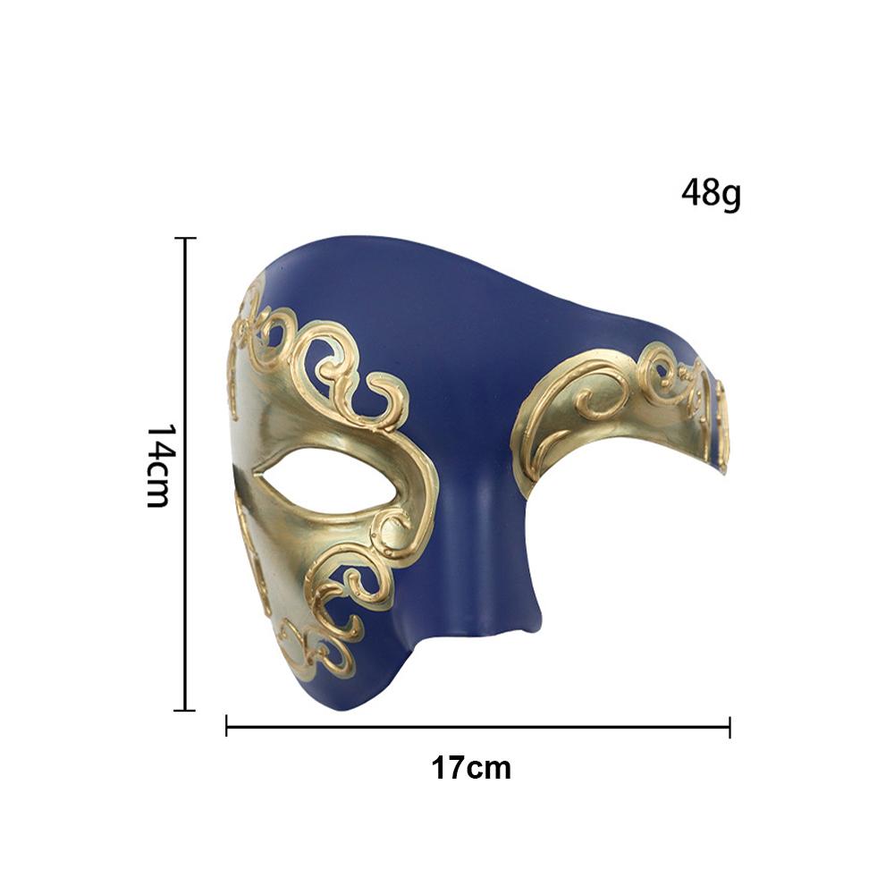 Steampunk Phantom Plastic Adult Half Face Mask Carnival Festival Bar Opera Stage Costume Prop Halloween Party Cosplay