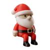 Christmas Fireplace Decor 3D Printed Santa Claus Figurine, Shelf Sitter Decoration, Durable Figurine Small Gnome Statue for Desktop Home Seasonal Gift