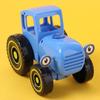 Early Learning Car Farmer Toy Sliding Toy Musical Car Model Mini Blue Tractor  For Children