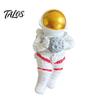 Resin Cartoon Magnets Astronaut Refrigerator Magnet, 3D Flying Saucer Fridge Office Whiteboard Accessories Space Theme Decoration for Kitchen Cabinet