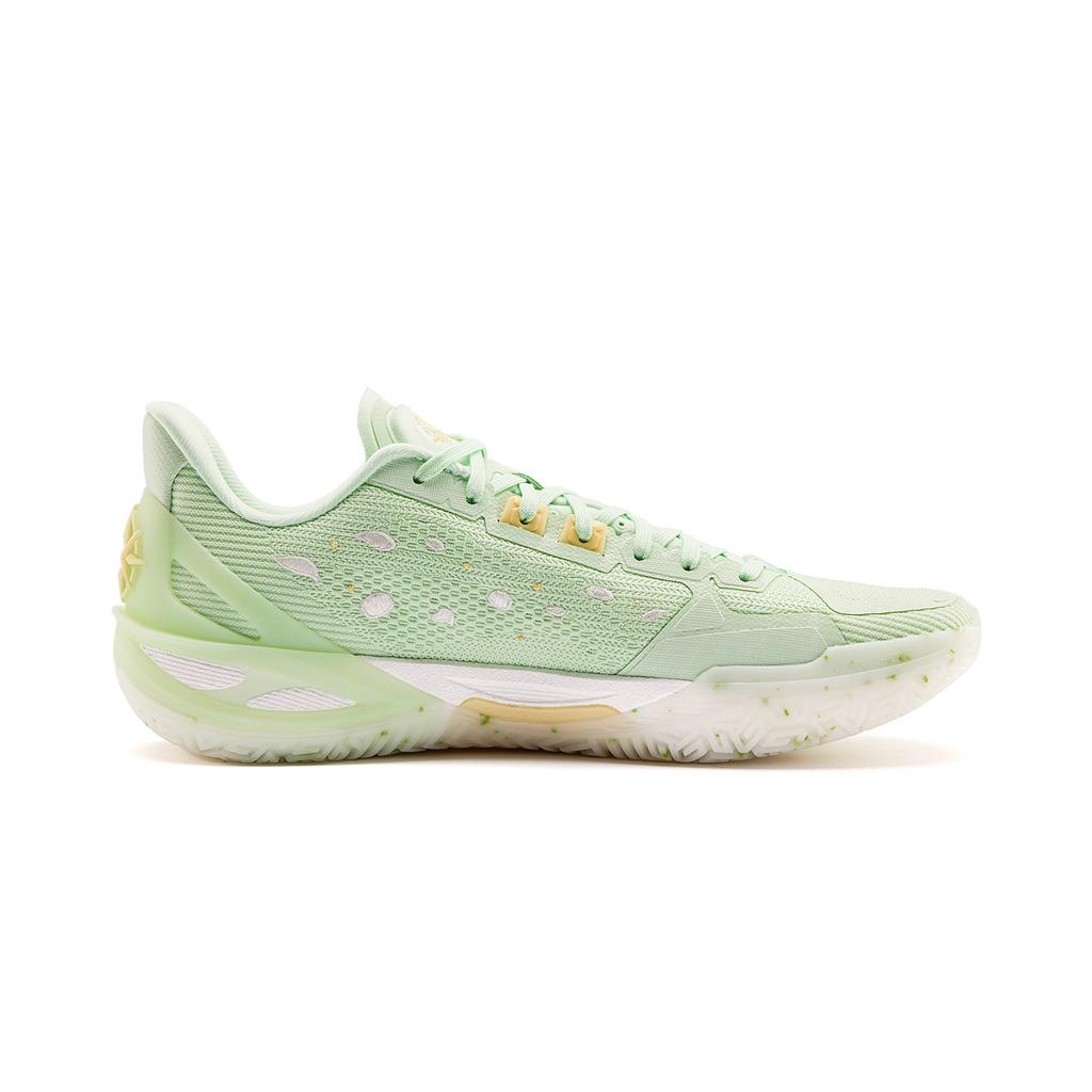 Li Ning Blade 6 V2 Halkfria Andningsbara Anti-vridning Låga Basketkängor Unisex Lätt Garn Grön ABAV087-21