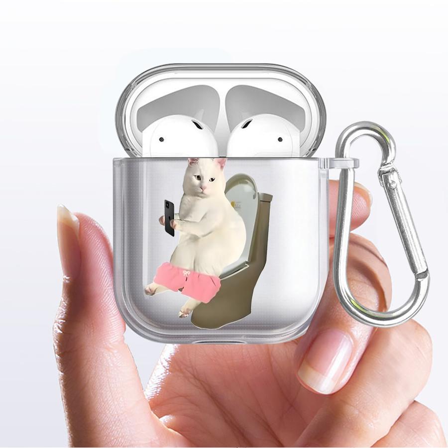 Case For Airpods 2 Pro 3 Pro2 4 Pro3 1 Clear Earphone Cases Cover Cute Cartoon Cat