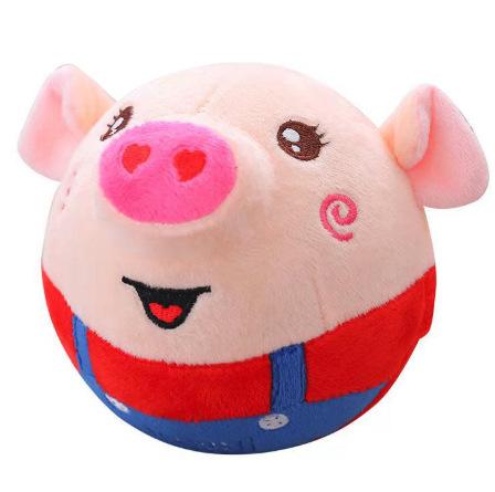 Jumping Pig Toy Pet Toy Remote Control Bluetooth Toy
