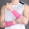 Sports Wristband Compression Protective Nylon Knit Assistance Sweat Bands for Basketball Volleyball Fitness Weight Lifting
