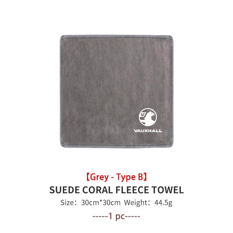 Car Cleaning Cloth Towel Deer Skin Velvet Washing Tool Accessories For Vauxhall Corsa VXR Crossland Combo Life Astra Mokka