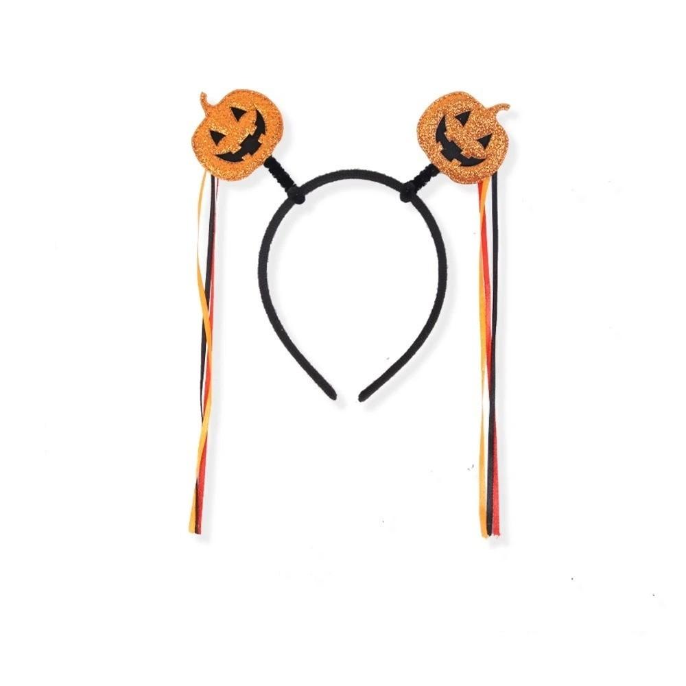 Fade-Resistant Cat Ears Headbands Vibrant Colors Bat Pumpkin Headband Cosplay Events Style E