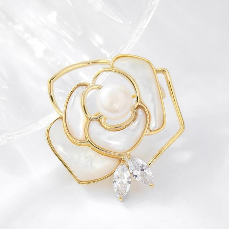 1Pc Rose Brooch Exquisite Personalized Pin Fashionable Elegant Jewelry Accessories Party Banquet Wedding Souvenir Gift