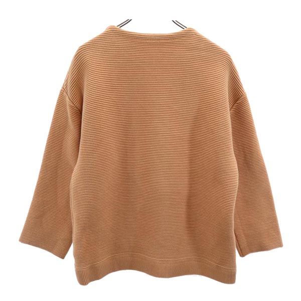 crepuscule made in Japan Long sleeve Cotton knit Cut 1 Beige Women Used