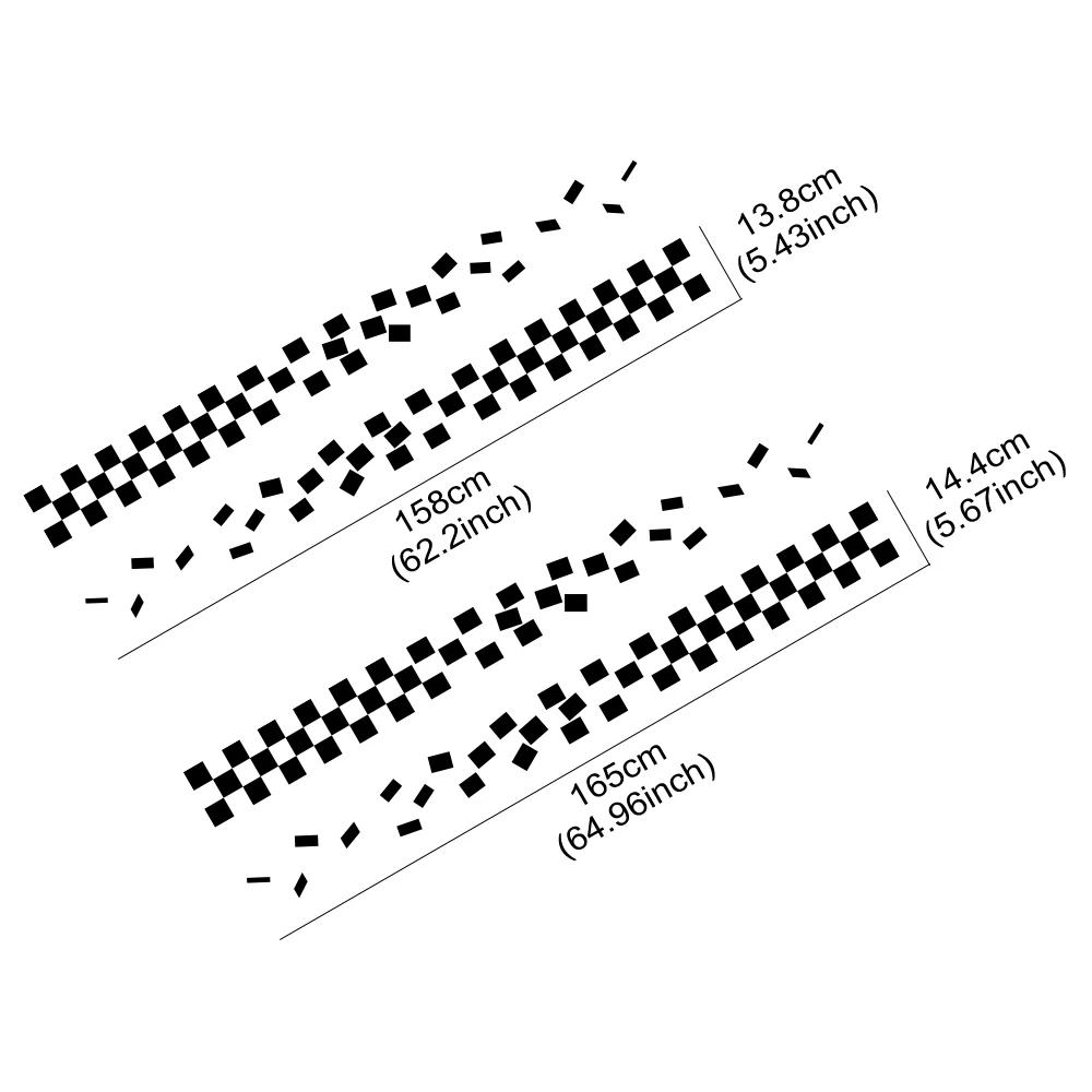Car Sticker Graphics Racing Sport Decor Decal Universal for MINI Cooper S R55 R56 R60 F55 F56 F60 F54 R61 Auto Accessories Parts