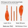 KOETSU Surf Paddleboard Dual-Use Aluminum Paddle: Single/Double Head Kayak & Paddleboard Paddle