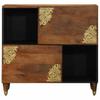 Sideboard Honey Brown 80 x 33 x 75 cm Solid Mango Wood