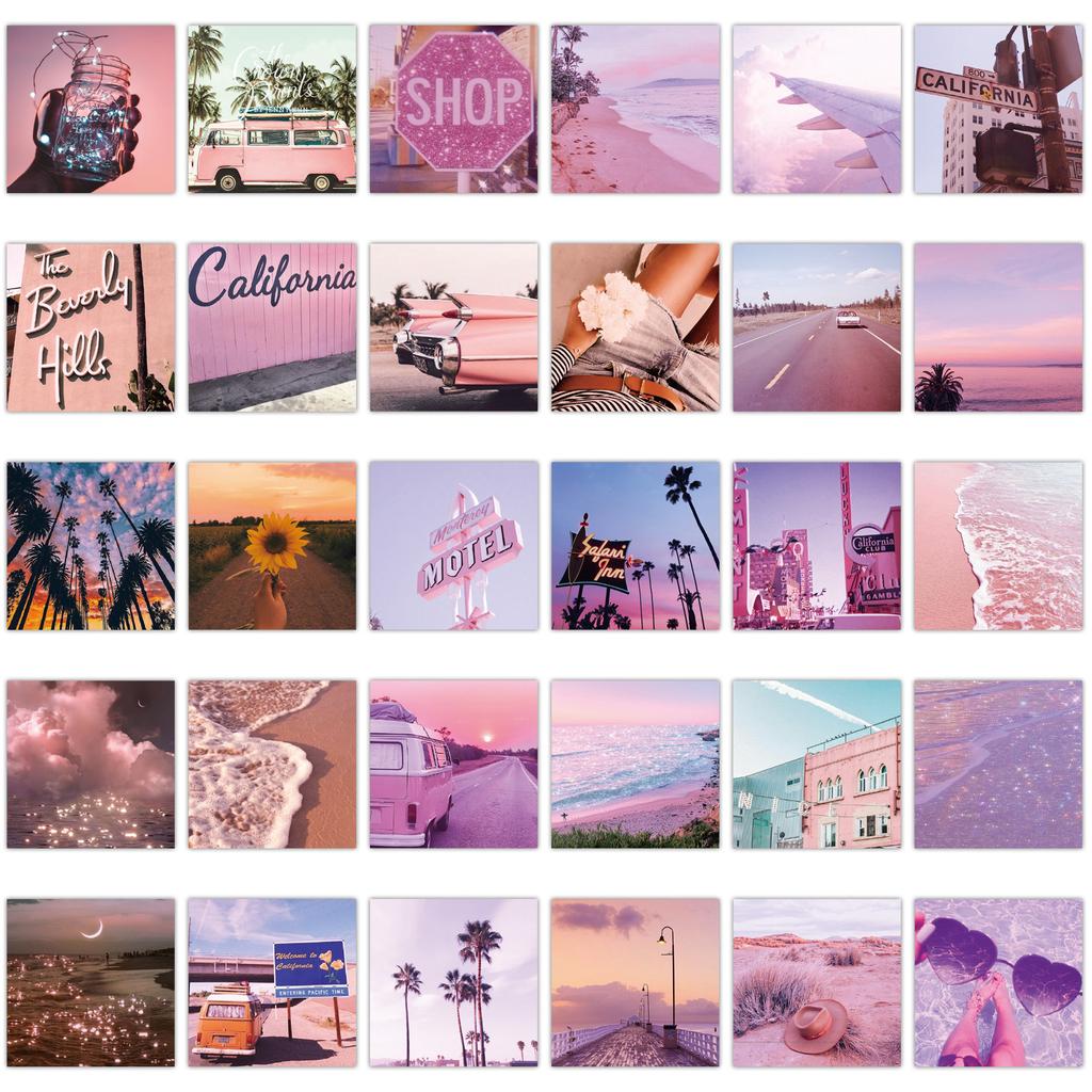62 California Sunny Landscape Graffiti Stickers Decorative Ipad Suitcase Motorcycle Notebook Diy Waterproof Stickers