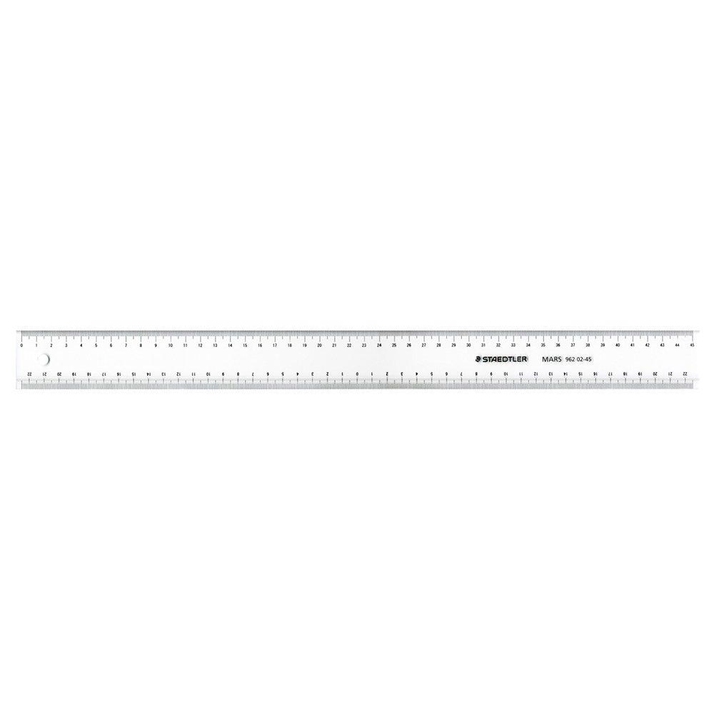 

STAEDTLER 45cm Grooved Ruler for Line Drawing, 962 02-45