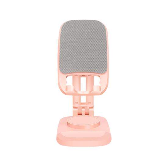 

Держатель для мобильного телефона, складной на 360 градусов, противоскользящий держатель, настольный планшет, таблица градусов, расширенная поддержка мобильных устройств розовый