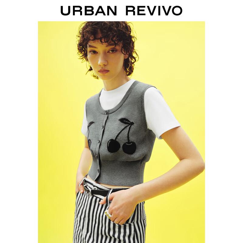 

Женский трикотажный топ UR с цветными блоками, имитирующий двойку XS