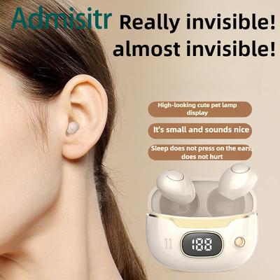 Nuove Cuffie Bluetooth per Dormire Wireless In-ear Intelligenti con Cancellazione del Rumore Mini Cuffie Bluetooth