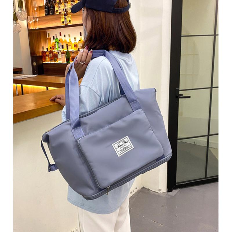 Folding Travel Bag for Men and Women Short Distance Portable Expansion Travel Luggage Bag Waiting for Parturition Storage Bag Fitness Yoga Bag